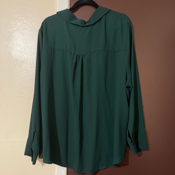 Worthington Womens Long Sleeve Blouse - Picture 3 of 3